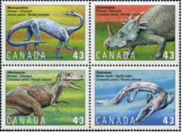 Canada - 1993 - Prehistorics - Yv 1338/41 - Vor- U. Frühgeschichte