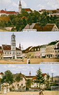 73711138 Koenigsbrueck Teilansicht Und Rathaus M. Springbrunnen Feldpost Koenigs - Königsbrück