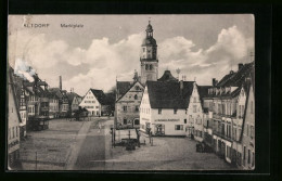 AK Altdorf, Marktplatz Mit Buchbinderei V. Georg Pranz  - Autres & Non Classés