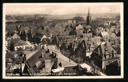 AK Fürth I. B., Blick Vom Rathausturm In Die Untere Königstrasse  - Fürth