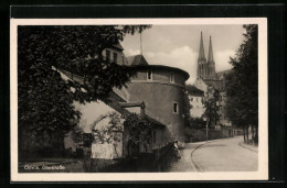 AK Görlitz, Uferstrasse Mit Blick Auf Kirchtürme  - Goerlitz