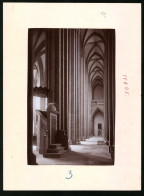 Fotografie Brück & Sohn Meissen, Ansicht Meissen I. Sa., Innenansicht Des Doms, Nördliches Seitenschiff Und Kanzel  - Orte