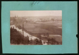 Fotografie Brück & Sohn Meissen, Ansicht Rochlitz, Blick über Die Felder Auf Die Stadt Mit Dem Schloss  - Orte