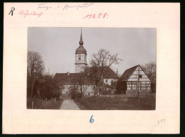 Fotografie Brück & Sohn Meissen, Ansicht Röhrsdorf, Kirche & Pfarre  - Orte