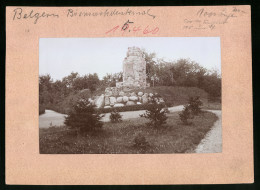 Fotografie Brück & Sohn Meissen, Ansicht Belgern, Weg Am Bismarckdenkmal  - Lieux