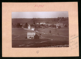 Fotografie Brück & Sohn Meissen, Ansicht Schellerhau, Kirche Mit Friedhof  - Plaatsen