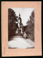 Fotografie Brück & Sohn Meissen, Ansicht Nerchau A. Mulde, Blick Auf Die Kirche Am Kirchberg  - Lieux