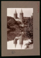 Fotografie Brück & Sohn Meissen, Ansicht Rochlitz, Blick über Den Fluss Auf Die Türme Des Schlosses  - Orte
