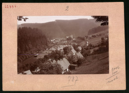 Fotografie Brück & Sohn Meissen, Ansicht Natschungtal, Blick Auf Den Ort  - Lieux