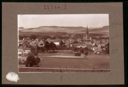 Fotografie Brück & Sohn Meissen, Ansicht Neustadt I. Sa., Ortsansicht Mit Wohnhäusern Und Kirche  - Plaatsen