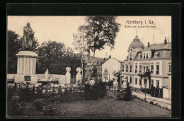 AK Kirchberg /Sa., Partie Am Luther-Denkmal  - Other & Unclassified