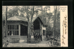 AK Hamburg-Gross-Borstel, Borsteler Jäger, Ansicht Mit Terrasse  - Nord