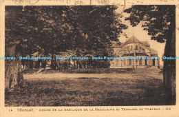 R173802 Vezelay. Abside De La Basilique De La Madeleine Et Terrasse Du Chateau. - World