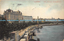 R172887 London. The Thames Embankment. Empire Series. No. 819 - Monde
