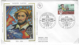 Theme J Cartier Envellope 1e Jour FRANCE N° 2307 Y & T - 1980-1989