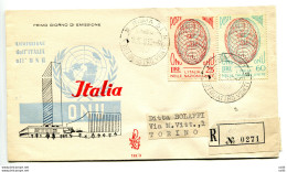 O.N.U. N. 807/807 Su Busta  Venetia Venezia Racc. - FDC