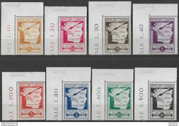 1943 San Marino Airmail XX Fasci 8v. Af MNH Sassone N. 26/33 - Autres & Non Classés