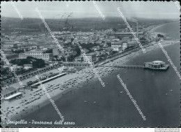 Cg188 Cartolina Senigallia Panorama Dall'aereo Provincia Di Ancona - Ancona