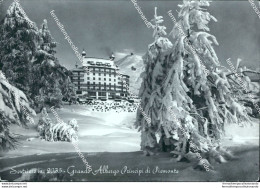 Cg208 Cartolina Sestriere Grande Albergo Principi Di Piemonte Torino - Sonstige & Ohne Zuordnung