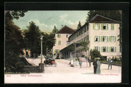 AK Bad Griesbach / Renchthal, Strassenpartie Mit Automobil  - Autres & Non Classés