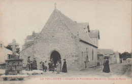 Cpa Le Pouliguen Chapelle De Penchâteau Sortie De Messe - Le Pouliguen