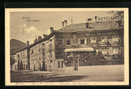 Cartolina Brixen, Hôtel Elefant Mit Strassenpartie  - Andere & Zonder Classificatie