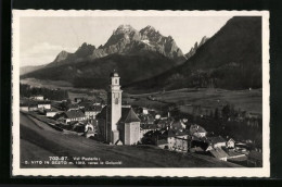 Cartolina Sexten, Ortsansicht Mit Kirche San Vito  - Andere & Zonder Classificatie