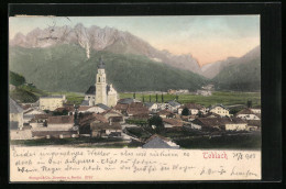 Cartolina Toblach, Ortsansicht Aus Der Vogelschau  - Altri & Non Classificati