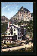 Cartolina Falzarego, Hotel Falzarego, Cima Falzerego An Der Dolomitenstrasse  - Altri & Non Classificati