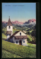 Cartolina St. Cyprian, Kapelle Mit Rosengarten  - Sonstige & Ohne Zuordnung