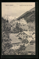 Cartolina Sand In Taufers, Ausblick Von Der Post-Terrasse  - Sonstige & Ohne Zuordnung