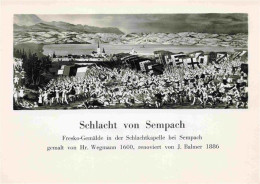 13980847 Sempach_LU Fresko Gemaelde In Der Schlachtkapelle Bei Sempach - Other & Unclassified