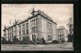 AK Karlsruhe I. B., Die Baugewerkschule  - Karlsruhe