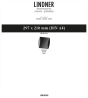 Lindner Blockstreifen Schwarz 297 X 210 Mm (5 Stück) HA1318 Neu ( - Sonstige & Ohne Zuordnung