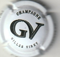 Capsule Champagne VIREY Gilles { N°6 : L'Art Du Vigneron , Blanc Et Noir ; AUBE Bagneux-la-Fosse } {S23-24} - Andere & Zonder Classificatie