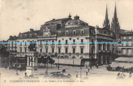 R174427 Clermont Ferrand. Le Theatre Et La Cathedrale. LL. 1913 - Monde