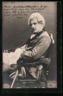 AK Schauspieler Eduard V. Winterstein Als Major V. Tellheim  - Acteurs