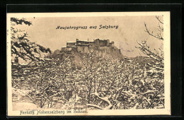 AK Salzburg, Festung Hohensalzburg Im Winter  - Other & Unclassified