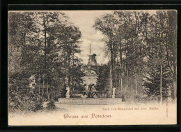 AK Potsdam, Park Von Sanssouci Mit Historischer Mühle  - Sonstige & Ohne Zuordnung