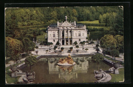 AK Linderhof, Blick Auf Das Schloss Mit Anlage  - Other & Unclassified