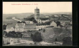 AK Naumburg A. D. Saale, Schlossruine Der Schönburg Mit Umgebung  - Sonstige & Ohne Zuordnung