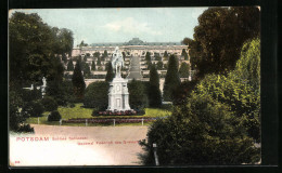 AK Potsdam, Schloss Sanssouci, Denkmal Friedrich Des Grossen  - Sonstige & Ohne Zuordnung