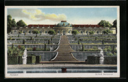 AK Potsdam, Schloss Sanssouci Mit Den Terrassen  - Autres & Non Classés