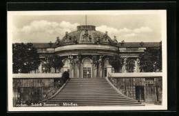 AK Potsdam, Schloss Sanssouci, Der Mittelbau  - Sonstige & Ohne Zuordnung