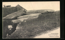 AK Locmariaquer, Dolmen De Mané-Lud, Gesteinsformation  - Autres & Non Classés