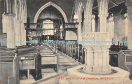 R173014 Upper Sheringham Church. Interior. Jarrolds Series - Monde