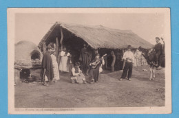 1093 ARGENTINA FIESTA EN EL CAMPO REAL PHOTO POSTCARD RARE POSTCARD - Argentinien