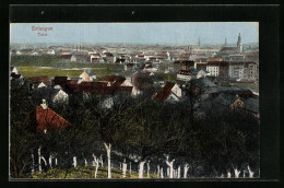 Künstler-AK Erlangen, Totalansicht  - Erlangen