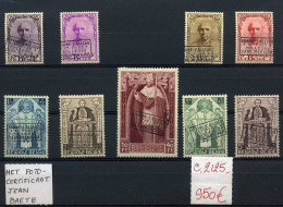 1932 CARDINAL MERCIER BRAINE L'ALLEUD COB N° 374A/K Avec Certificat - Unused Stamps