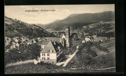 AK Alpirsbach I. Schwarzwald, Gesamtansicht Mit Kirche Und Blick Ins Tal  - Alpirsbach